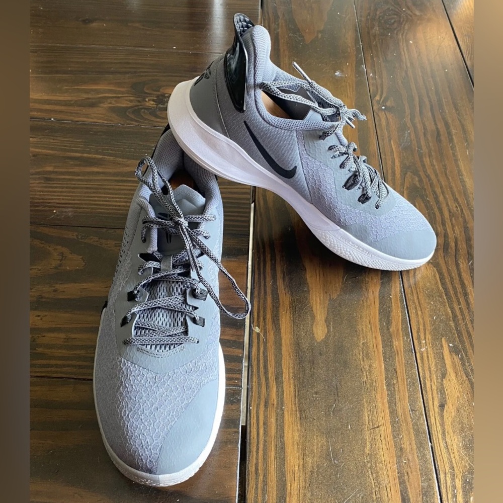 Nike Mens Mamba Fury Basketball Shoes Gray CK6632-001 Low Top Lace Up US 10.5